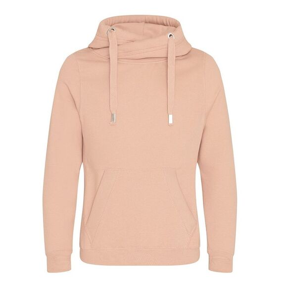 AWDis Hoods Mens Cross Neck Hoodie / Nude